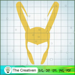 Yellow Shadow Head Loki SVG Cut File for Cricut & Silhouette