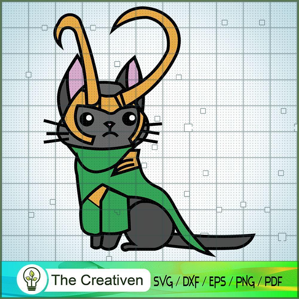 Loki Cat SVG Cut File for Cricut & Silhouette 1 Loki Cat SVG Cut File for Cricut & Silhouette