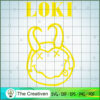 Yellow Loki Head SVG Cut File for Cricut & Silhouette 3 9 copy 82
