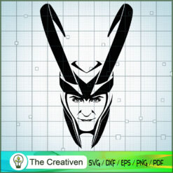 Loki Head SVG Cut File for Cricut & Silhouette