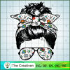 Back to School Messy Bun Ban SVG Cut File for Cricut