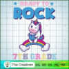 Ready to Rock 7th Grade SVG, Unicorn SVG, Back To School SVG