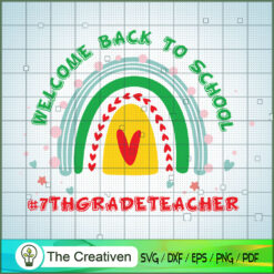 Welcome Back to School 7th G SVG Cut File for Cricut