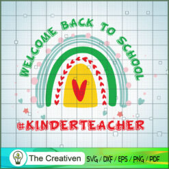 Welcome Back to School Kinde SVG Cut File for Cricut