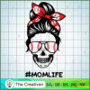 Momlife Baseball Messy Bun Skull SVG, Mom Life SVG, Messy Bun SVG 2 84 copy 11
