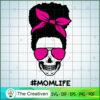 Afro Momlife Messy Bun Skull SVG, Mom Life SVG, Messy Bun SVG 2 86 copy 12