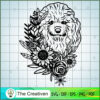Floral Poodle Dog SVG, Dog Breeds SVG, Flower SVG 3 100 copy 11