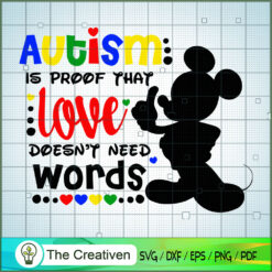 Autism Is Proof That Love Do SVG Cut File for Cricut