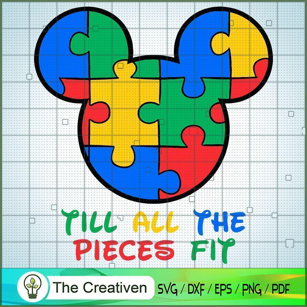 Mickey Till All The Pieces Fit SVG, Autism SVG, Mickey Disney SVG 1 Mickey Till All The Pieces Fit SVG, Autism SVG, Mickey Disney SVG