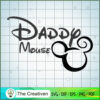 Daddy Mouse SVG, Autism SVG, Mickey Disney SVG