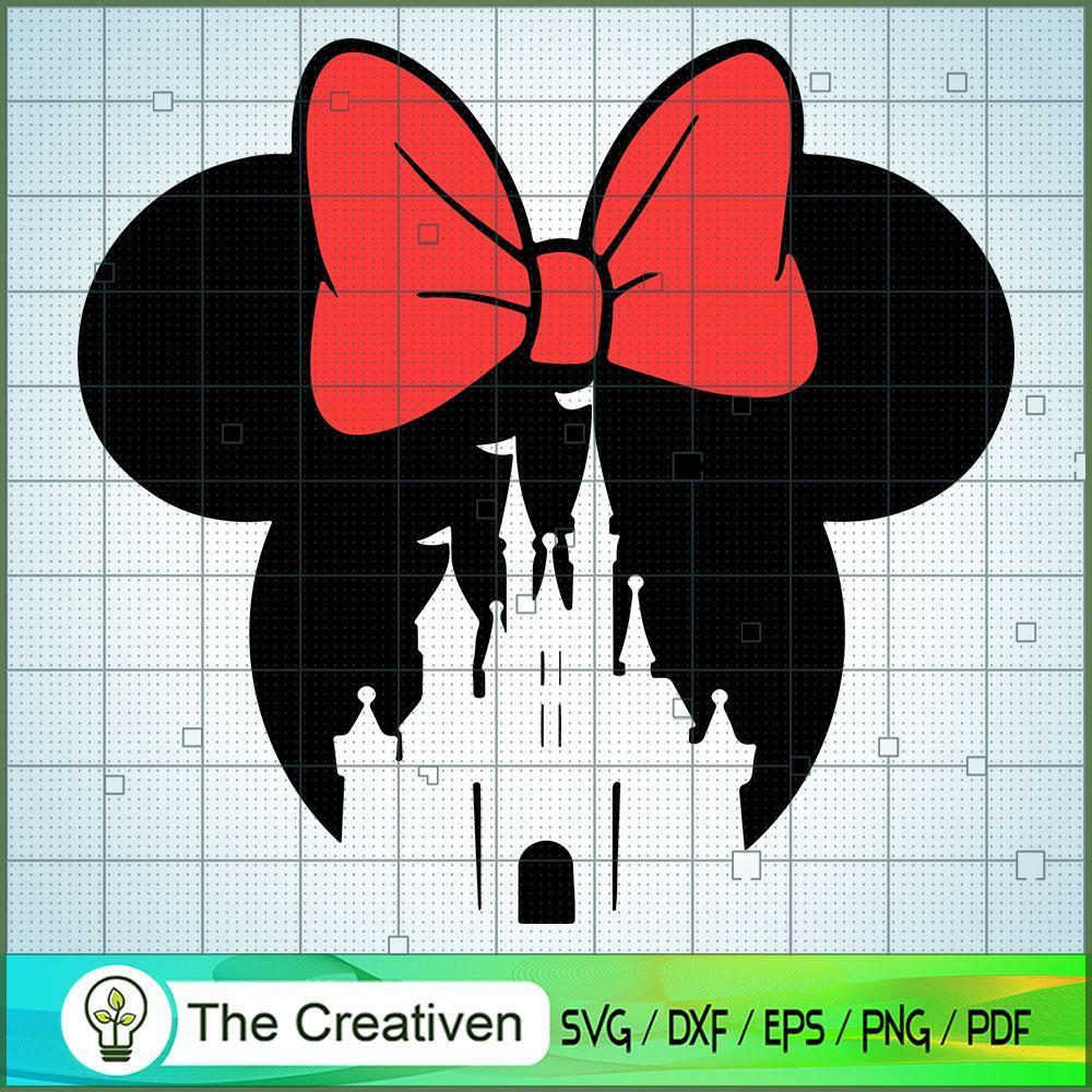 Minnie Black Head Castle SVG, Autism SVG, Mickey Disney SVG 1 Minnie Black Head Castle SVG, Autism SVG, Mickey Disney SVG