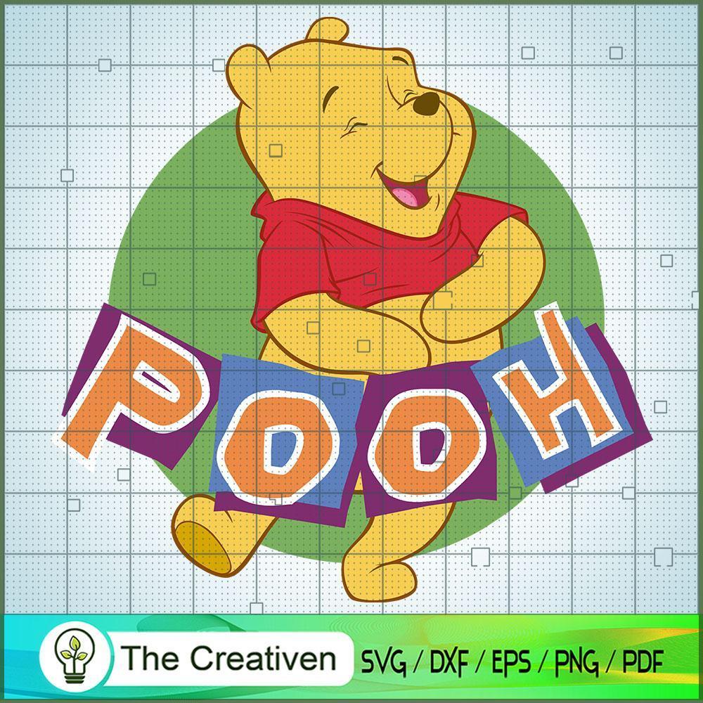 Pooh Happy fun SVG, Winnie The Pooh SVG, Disney Cartoon SVG 1 Pooh Happy fun SVG, Winnie The Pooh SVG, Disney Cartoon SVG