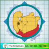 Pooh Head Circle SVG, Winnie The Pooh SVG, Disney Cartoon SVG