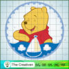 Pooh Ocean Circle SVG, Winnie The Pooh SVG, Disney Cartoon SVG 3 Pooh037 copy