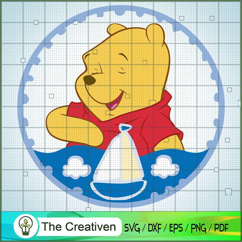 Pooh Ocean Circle SVG, Winnie The Pooh SVG, Disney Cartoon SVG 1 Pooh Ocean Circle SVG, Winnie The Pooh SVG, Disney Cartoon SVG