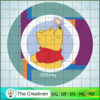 Circle Colorful Winnie The Pooh SVG Cut File for Cricut & Silhouette 2 Pooh018 copy