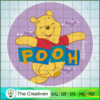 Pooh Funny Circle Disney SVG, Winnie The Pooh SVG, Disney Cartoon SVG