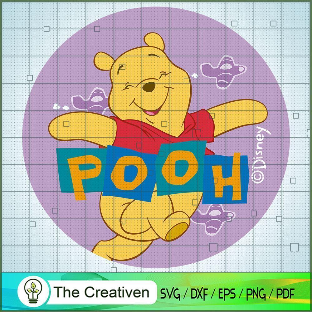 Pooh Funny Circle Disney SVG, Winnie The Pooh SVG, Disney Cartoon SVG 1 Pooh Funny Circle Disney SVG, Winnie The Pooh SVG, Disney Cartoon SVG