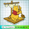 Winnie The Pooh Rowing SVG, Winnie The Pooh SVG, Disney Cartoon SVG