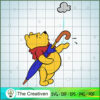 Pooh In The Rain SVG, Winnie The Pooh SVG, Disney Cartoon SVG 2 Pooh 005 copy