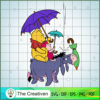 Friends Of Pooh In The Rain SVG Cut File for Cricut & Silhouette