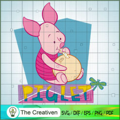 Best Piglet Logo SVG Cut File for Cricut & Silhouette