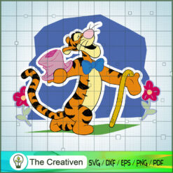 Gentleman Tigger SVG, Winnie The Pooh SVG, Disney Cartoon SVG
