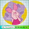 Funny Face Piglet SVG Cut File for Cricut & Silhouette 3 Piglet021 copy