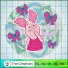 Piglet Flower SVG Cut File for Cricut & Silhouette