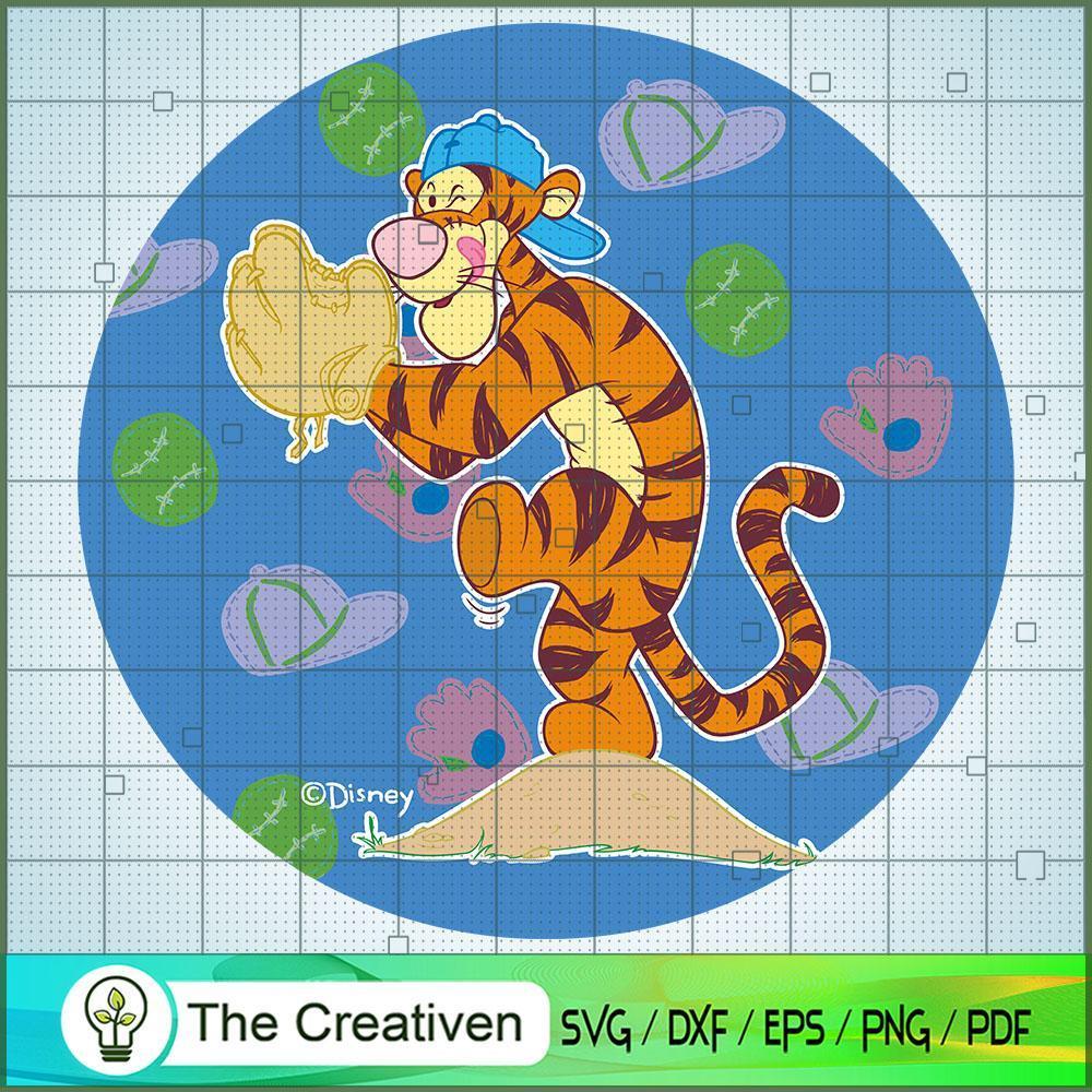 Tigger Play Soccer Fun SVG, Winnie The Pooh SVG, Disney Cartoon SVG 1 Tigg020 copy