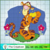 Tigger Eat Clean Flower SVG, Winnie The Pooh SVG, Disney Cartoon SVG 2 Tigg014 copy 1