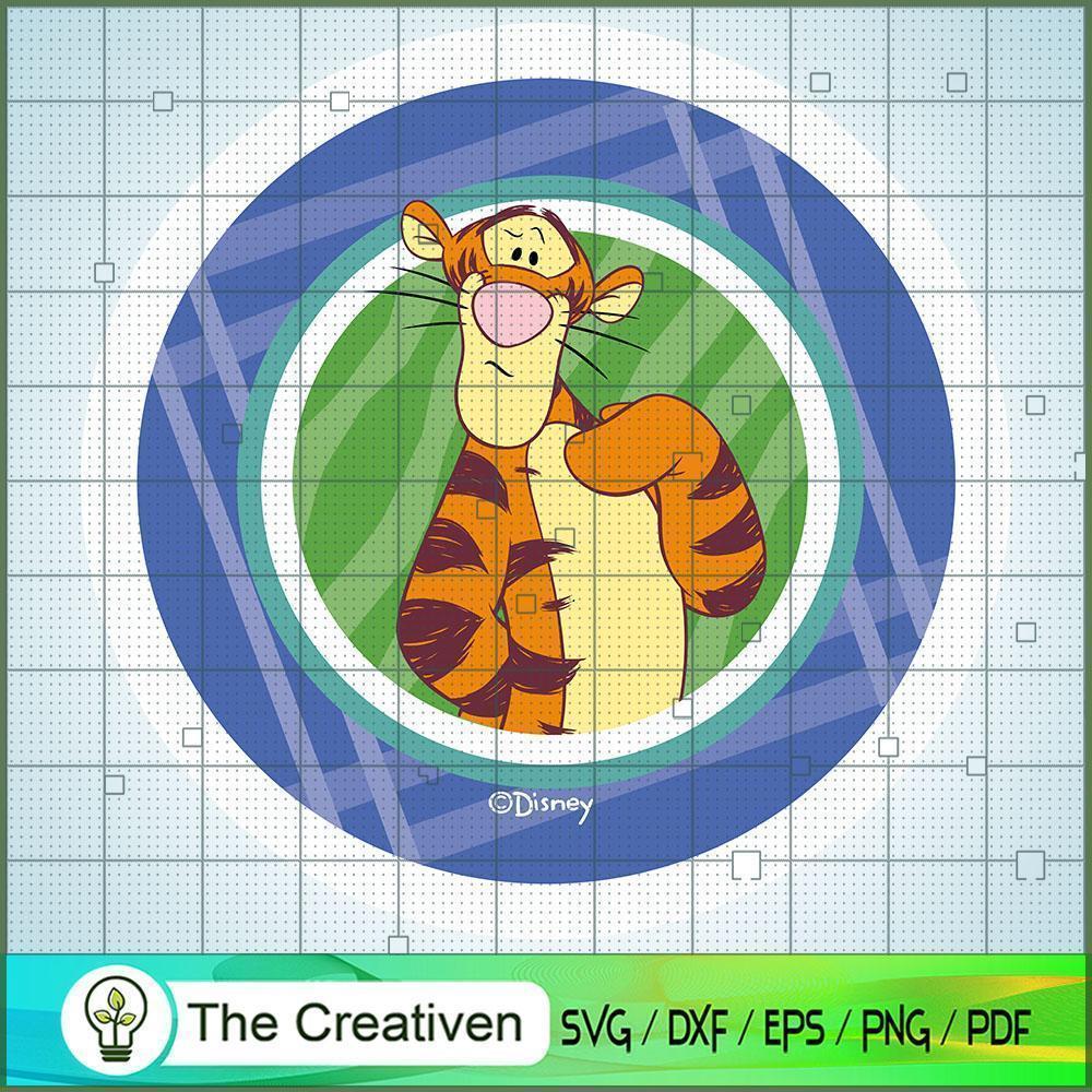 Tigger Me Circle SVG, Winnie The Pooh SVG, Disney Cartoon SVG 1 Tigger Me Circle SVG, Winnie The Pooh SVG, Disney Cartoon SVG