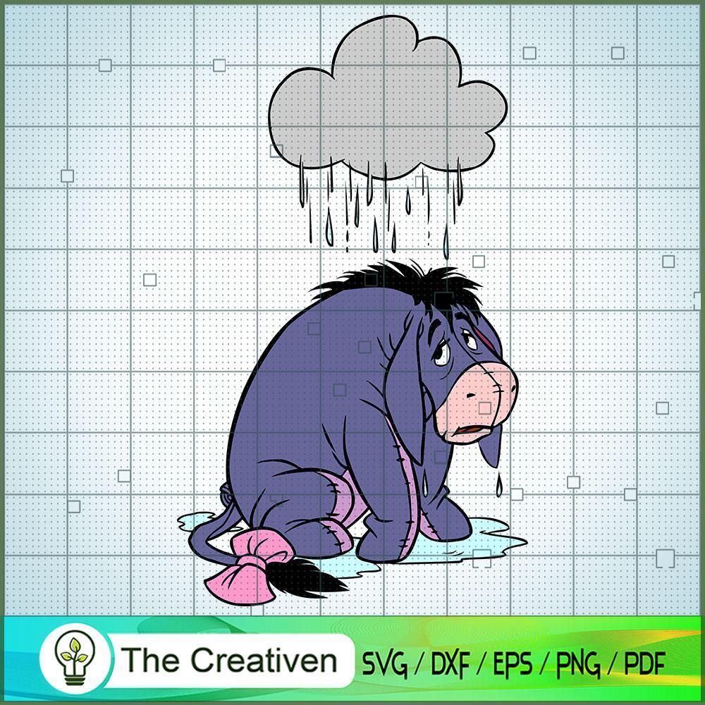 Rain Shower Eeyore SVG, Winnie The Pooh SVG, Disney Cartoon SVG 1 Rain Shower Eeyore SVG, Winnie The Pooh SVG, Disney Cartoon SVG