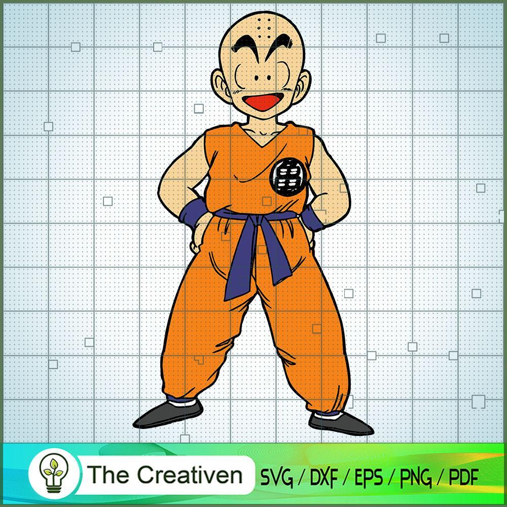 Krillin SVG, Cartoon SVG, Dragon Ball SVG 1 Krillin SVG, Cartoon SVG, Dragon Ball SVG