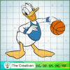 Donald Duck Play Basketball 2 SVG, Cartoon SVG, Donald Duck SVG 3 121 copy 7