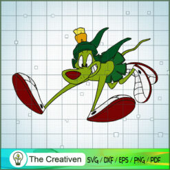 Dog K-9 Go Away SVG, Duck Dodgers SVG, Cartoon SVG