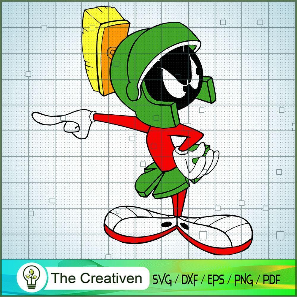 Duck Dodgers Marvin SVG, Duck Dodgers SVG, Cartoon SVG 1 Duck Dodgers Marvin SVG, Duck Dodgers SVG, Cartoon SVG