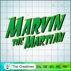 Marvin The Martian Logo SVG, Duck Dodgers SVG, Cartoon SVG