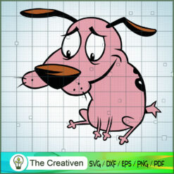 The Cowardly Dog SVG, Cartoon SVG, The Cowardly Dog SVG