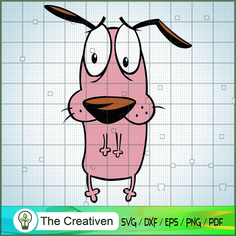 Courage The Cowardly Dog SVG, Cartoon SVG, The Cowardly Dog SVG 1 Courage The Cowardly Dog SVG, Cartoon SVG, The Cowardly Dog SVG