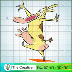 Cow Dance SVG, Cartoon SVG, Cow and Chicken SVG
