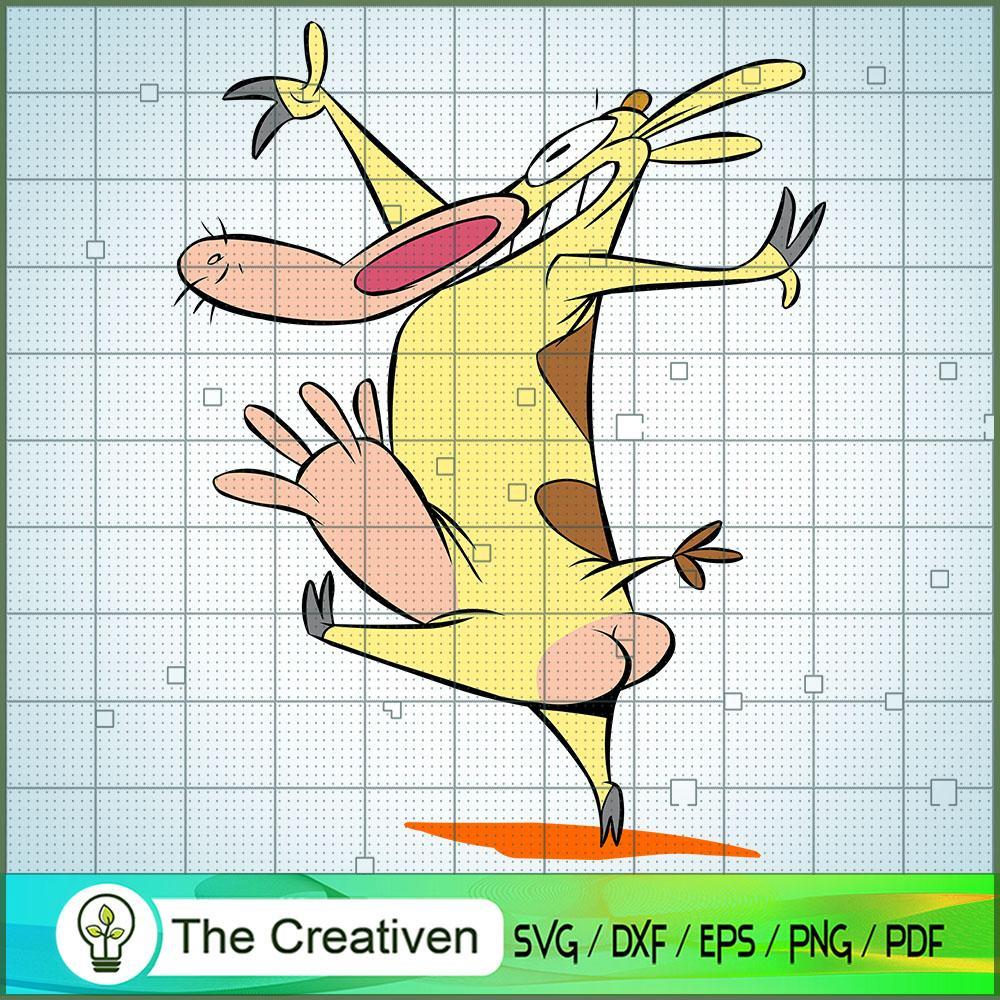 Cow Dance SVG, Cartoon SVG, Cow and Chicken SVG 1 Cow Dance SVG, Cartoon SVG, Cow and Chicken SVG