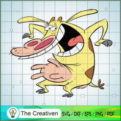 Cow Funny SVG, Cartoon SVG, Cow and Chicken SVG