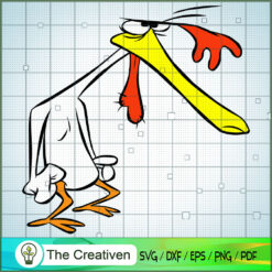 Chicken Angry SVG, Cartoon SVG, Cow and Chicken SVG