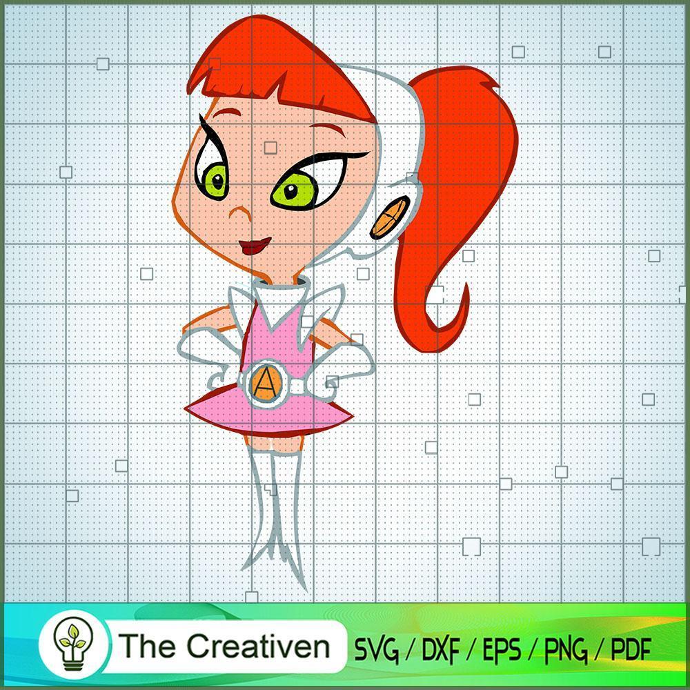 Betty Barrett SVG, Cartoon SVG, Atomic Betty SVG 1 Betty Barrett SVG, Cartoon SVG, Atomic Betty SVG