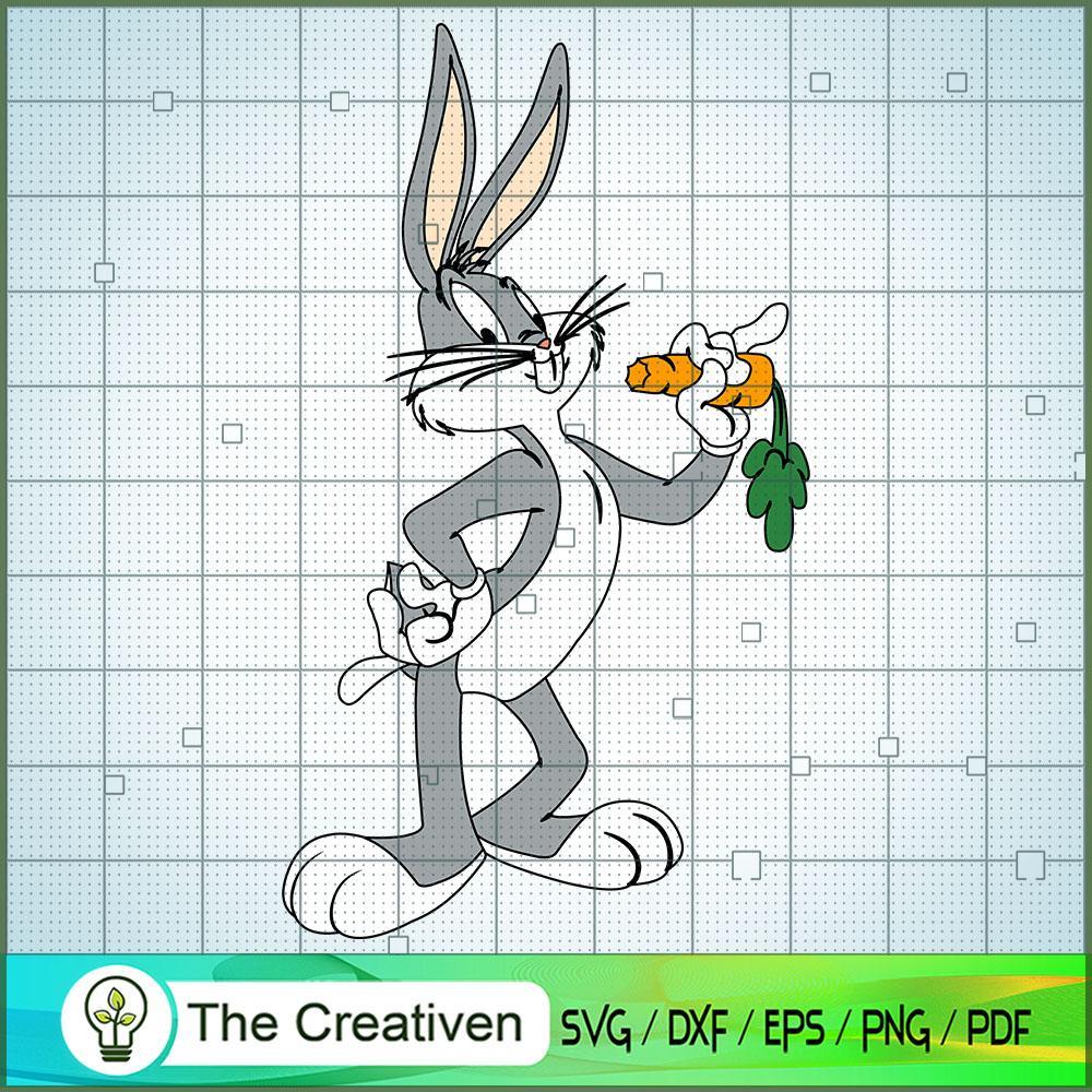 Bugs Bunny Eat Carrot 2 SVG Cut File for Cricut & Silhouette 1 Bugs Bunny Eat Carrot 2 SVG Cut File for Cricut & Silhouette