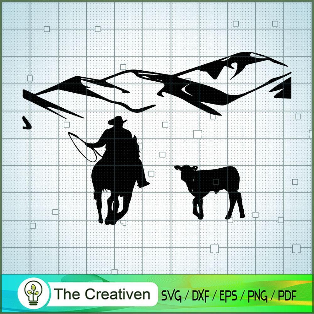 Yellowstone Cowherd SVG, Yellowstone SVG, Cowboy SVG 1 Yellowstone 64 copy