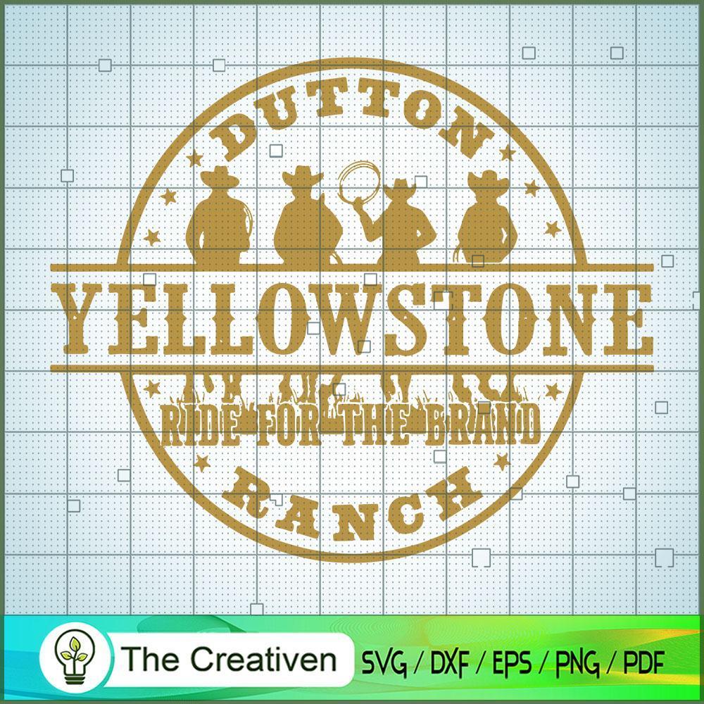 Yellowstone Ride For The Bra SVG Cut File for Cricut 1 Yellowstone Ride For The Bra SVG Cut File for Cricut