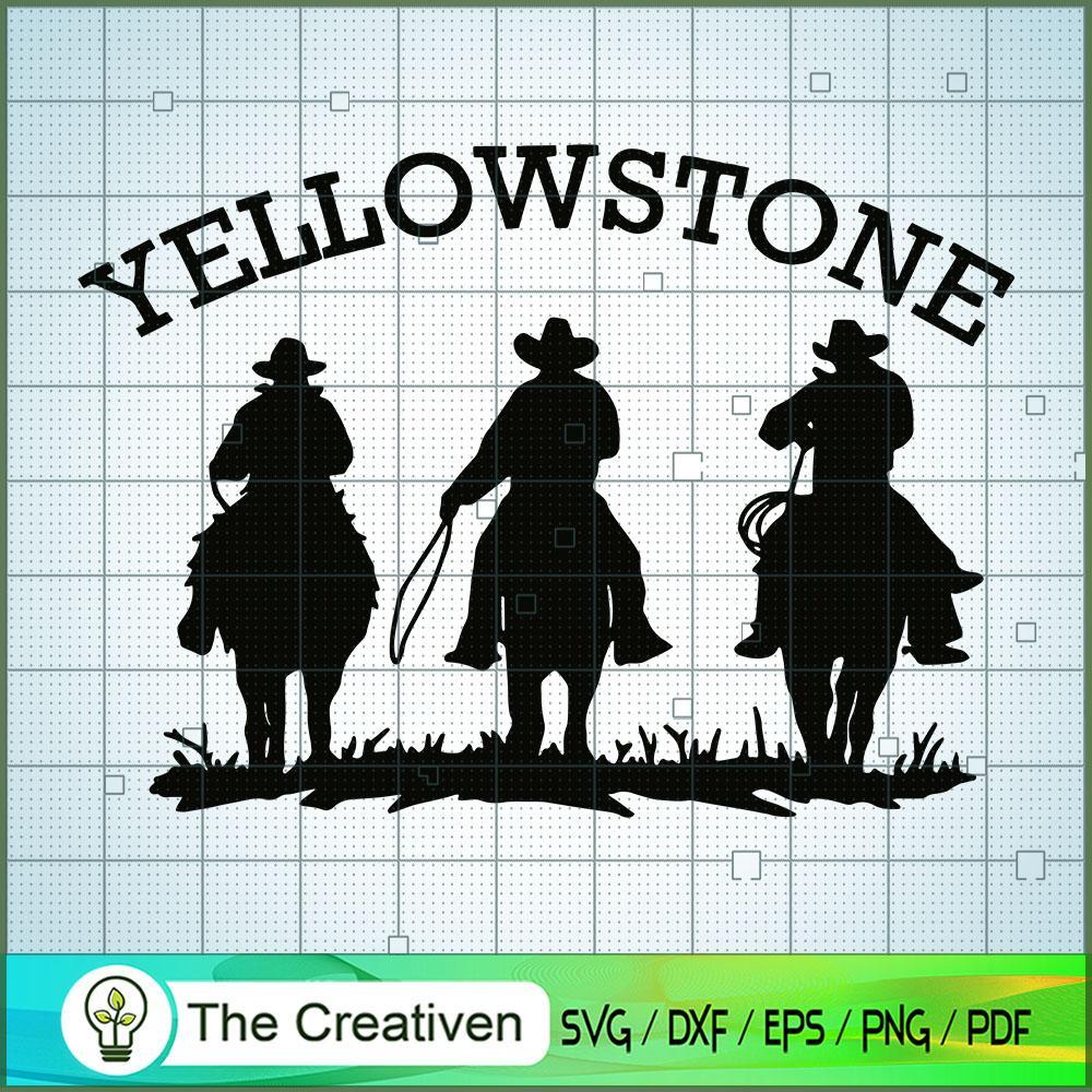 Triple Cowboy Yellowstone SVG, Yellowstone SVG, Cowboy SVG 1 Triple Cowboy Yellowstone SVG, Yellowstone SVG, Cowboy SVG