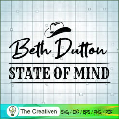 Logo Of Beth Dutton SVG, Yellowstone SVG, Cowboy SVG
